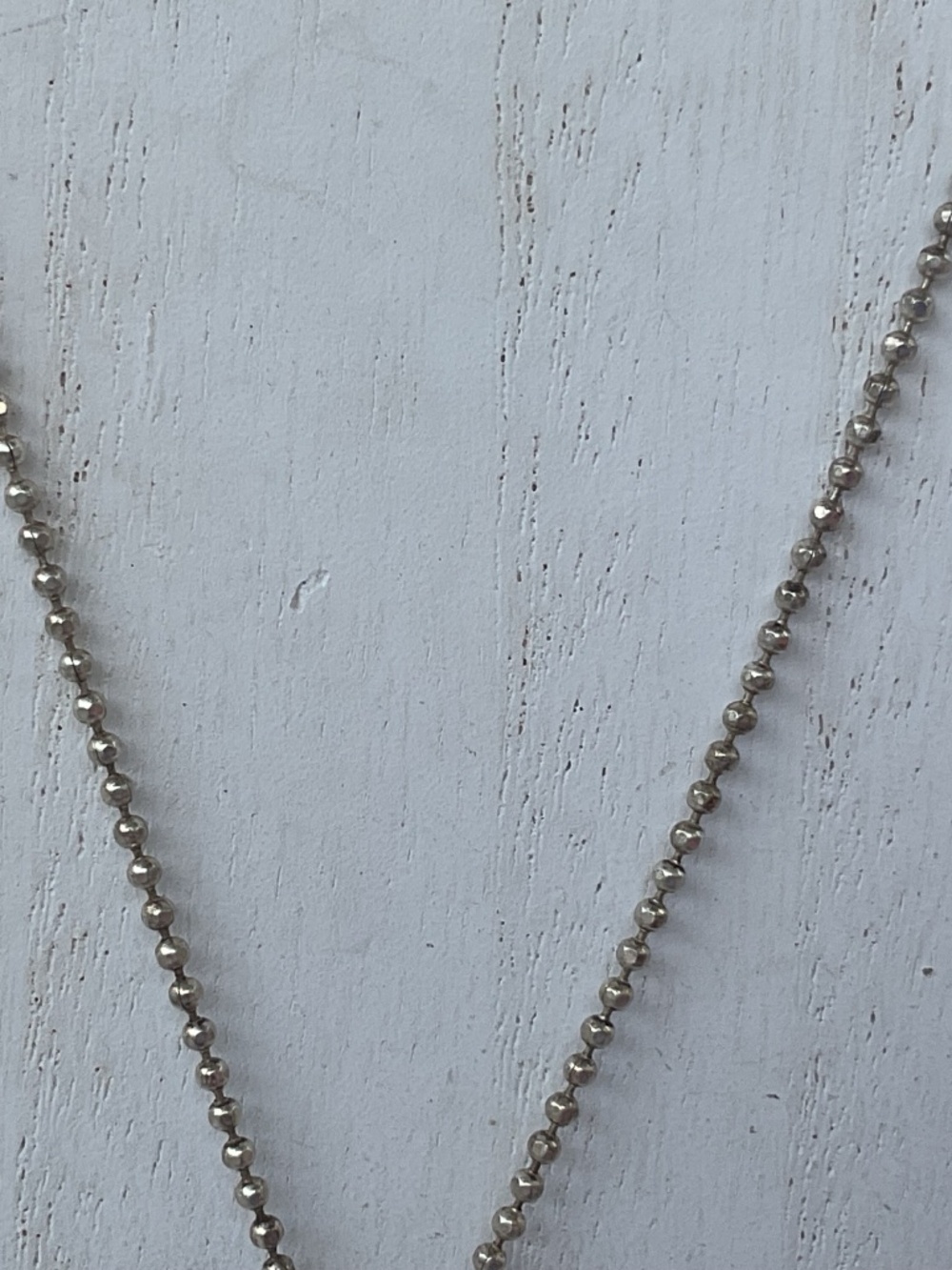 Sajen teardrop necklace pink stone with glitter sterling silver setting 18” - Picture 4 of 11